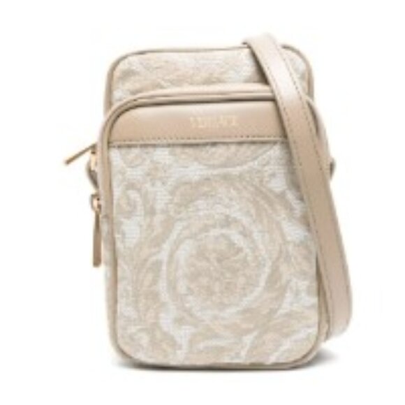 Versace Handbags - Versace Barocco Athena Messenger Bag With Versace Dust Bag NWT